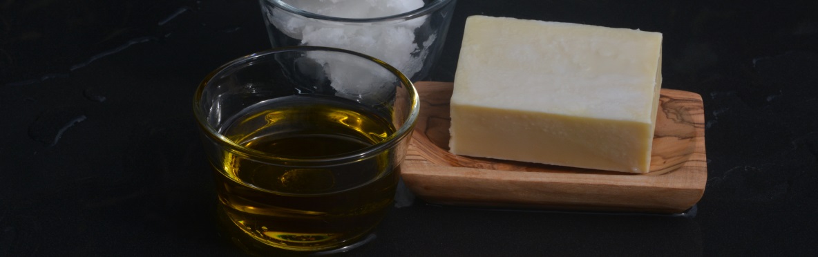 Olivenöl und Kokosnussöl